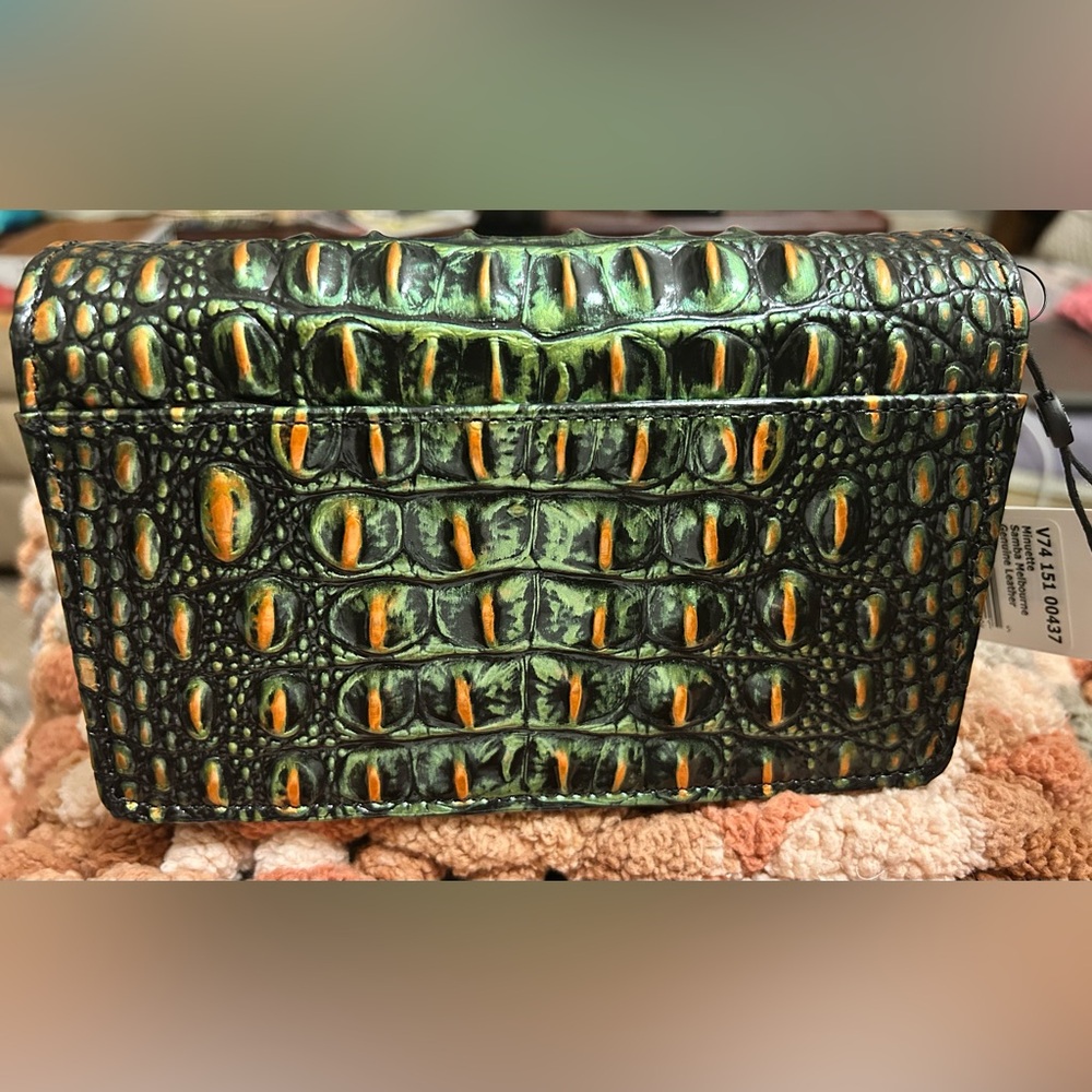 Brahmin Samba Minuette Crossbody Leather Bag NWT - Picture 4 of 11